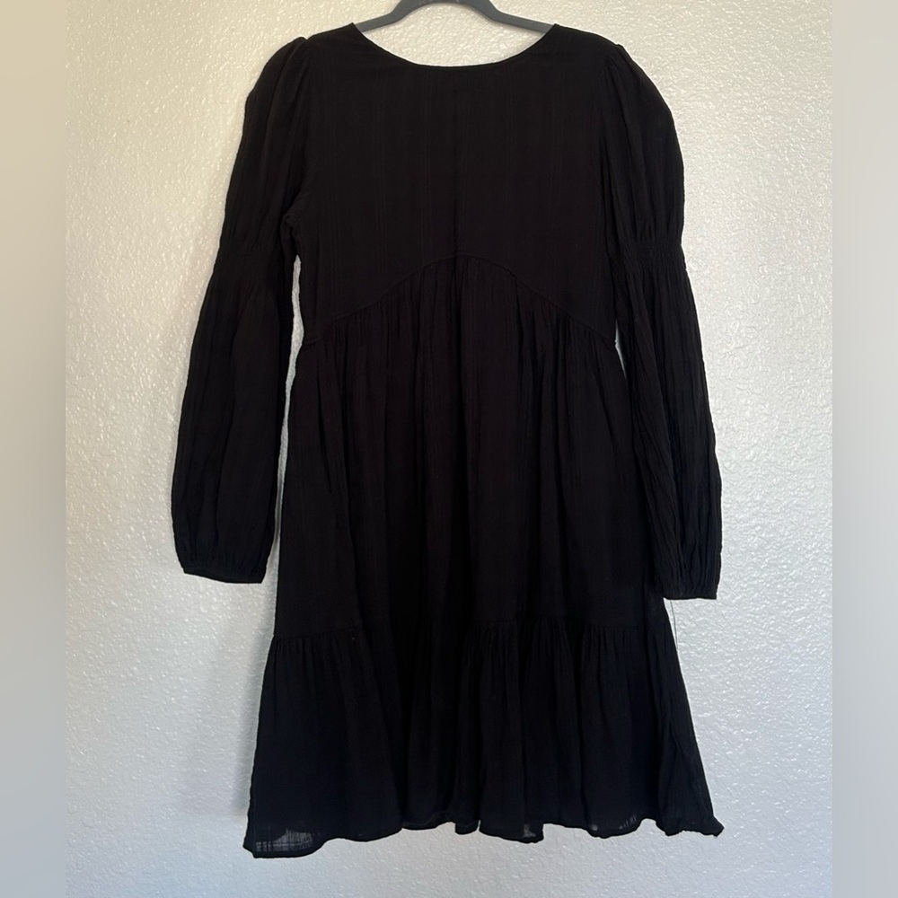 DownEast  Black Long Sleeve Dress Size M